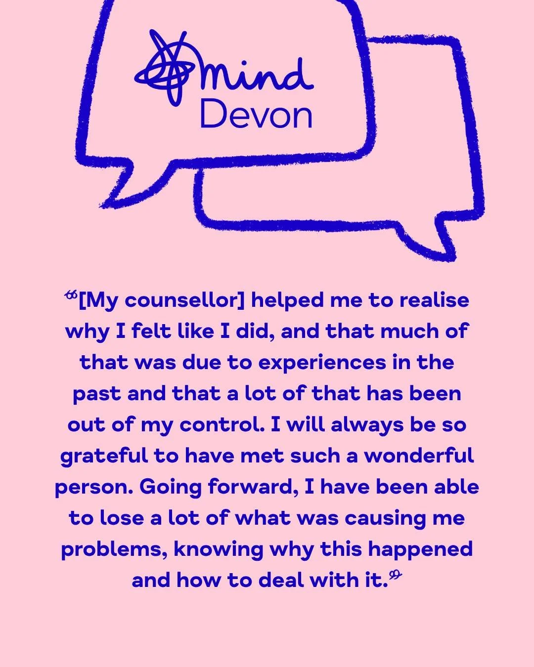💬 Counselling Client Feedback 

Our affordable, high-quality counselling services are tailored to meet your specific individual needs, and we can currently offer up to 20 weekly sessions. If you are looking to access 1:1 support and talk to a profes