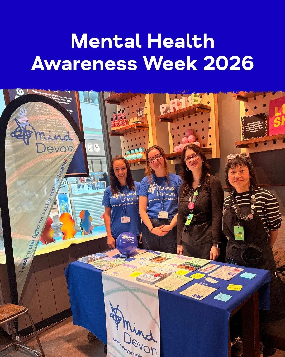 A huge thank you to everyone who took part in, supported, attended events and drop-ins, fundraised, partnered with us, or started important conversations during Mental Health Awareness Week 2026. 💙

Every action made a difference and helped support 