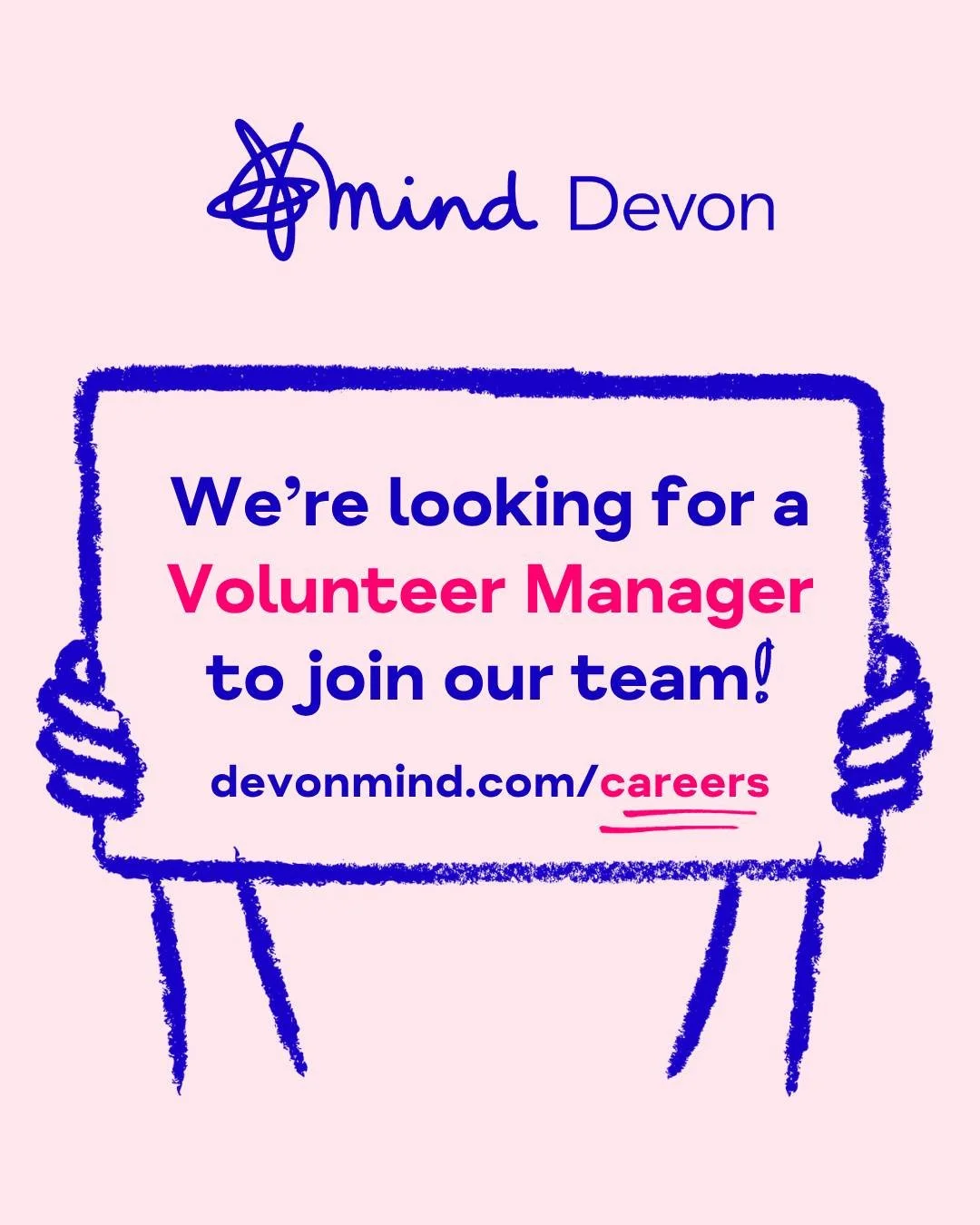 We&rsquo;re looking for an inspiring, experienced, and ambitious 𝗩𝗼𝗹𝘂𝗻𝘁𝗲𝗲𝗿 𝗠𝗮𝗻𝗮𝗴𝗲𝗿 to join our team and help shape the future of volunteering across Devon Mind. This is an exciting new role for the organisation and a unique opportunit