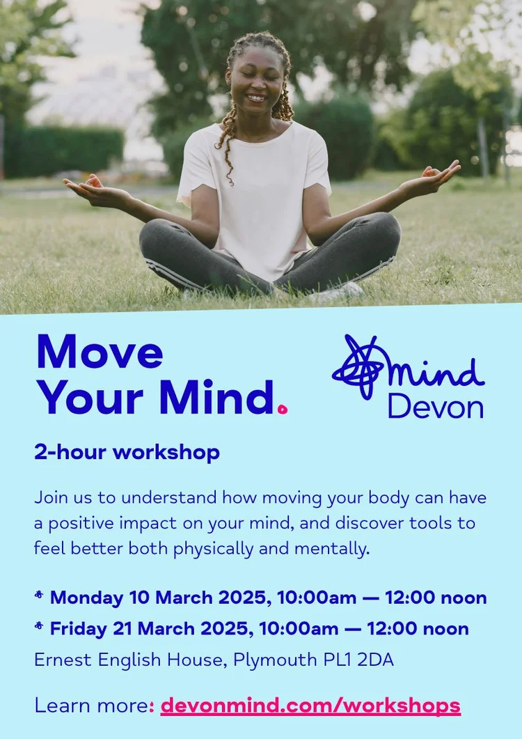 New workshop, Move Your Mind | Devon Mind, leading the fight for mental ...