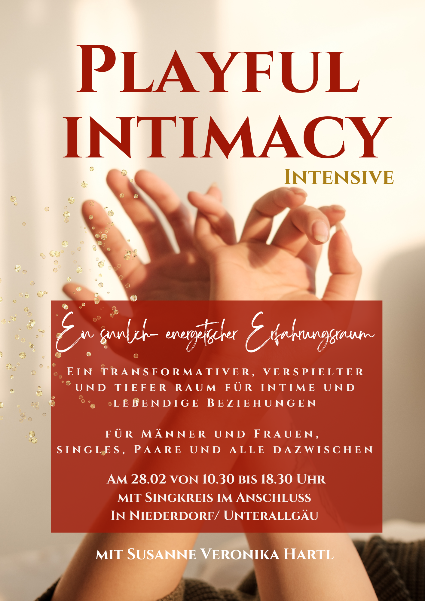 Playful intimacy- Ein sinnlich- energetischer Erfahrungsraum 
