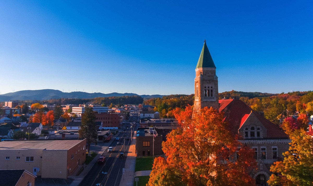  Downtown Elkins, WV.  