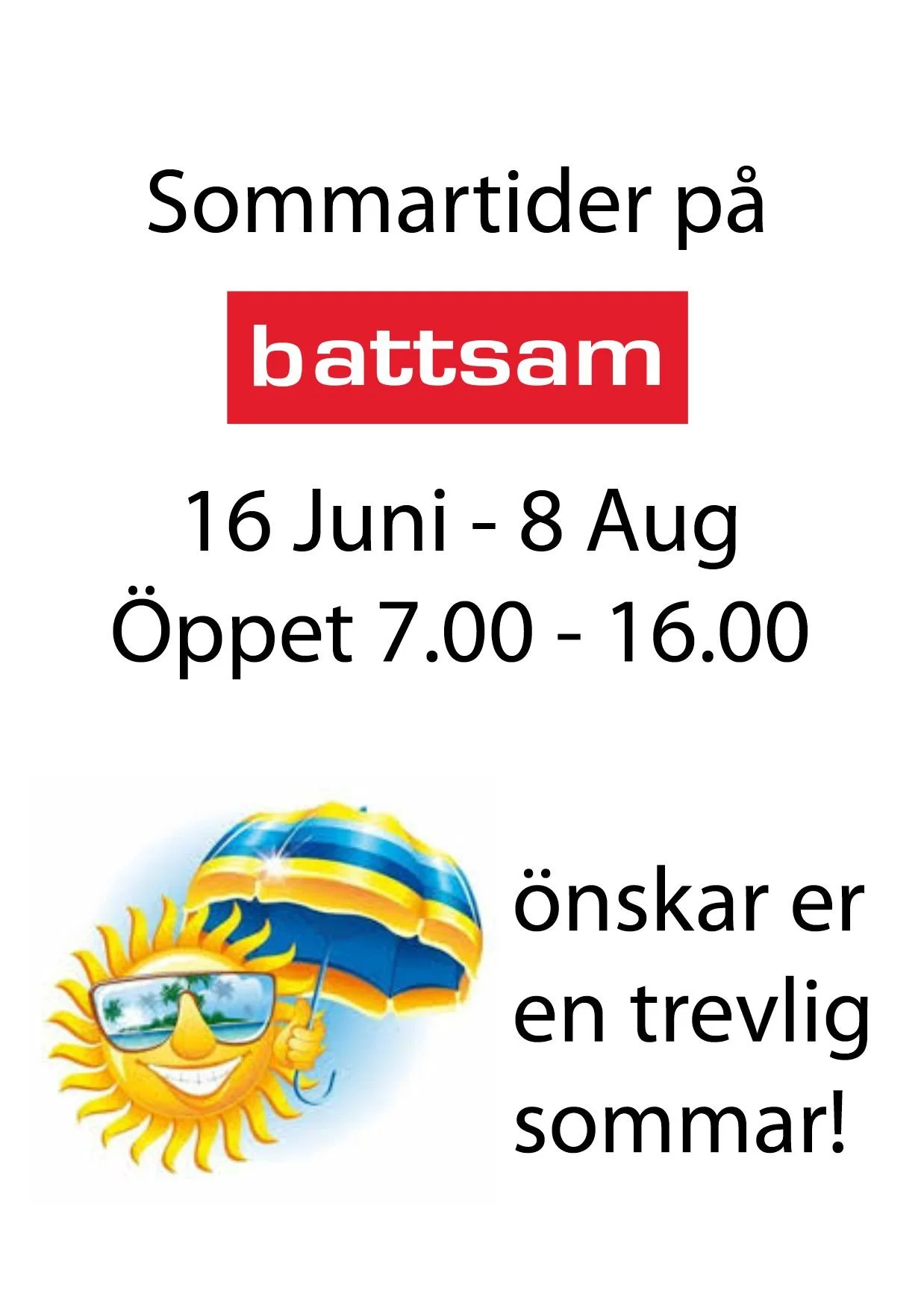 Sommartider på Battsam