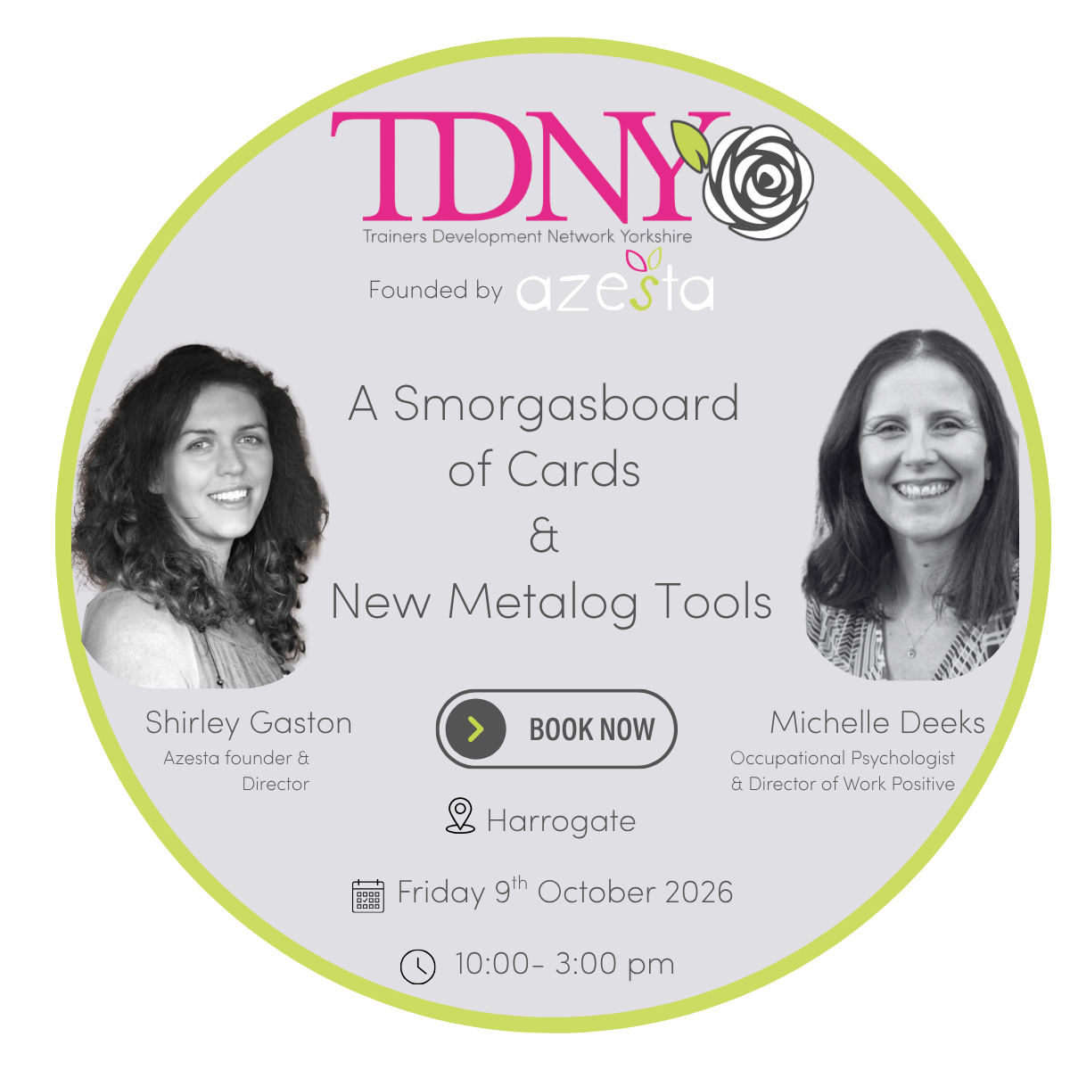 TDNY - A Smorgasbord of Cards- Simple tools for building on what's working | In-person event | 9th October 2026