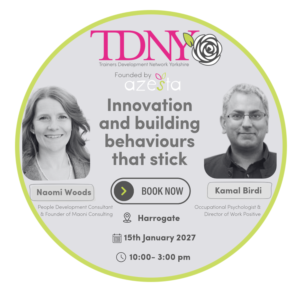 TDNY - Innovation and building behaviours that stick | In-person event | 15th January 2027
