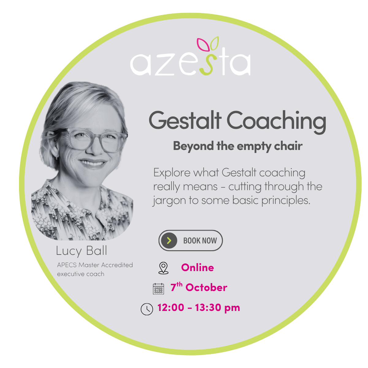 Gestalt coaching: Beyond the empty chair | Online workshop | 7th October 2026