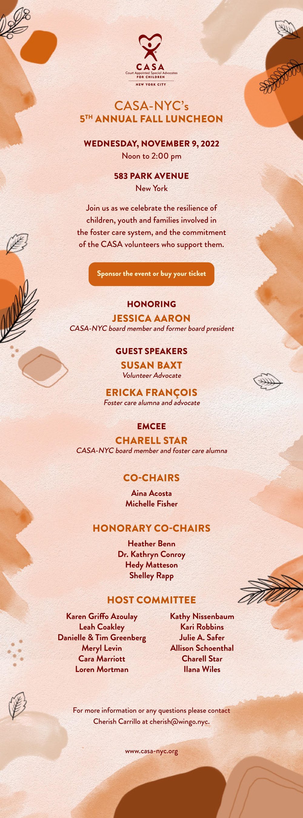 CASA-NYC's 5th Annual Fall Luncheon