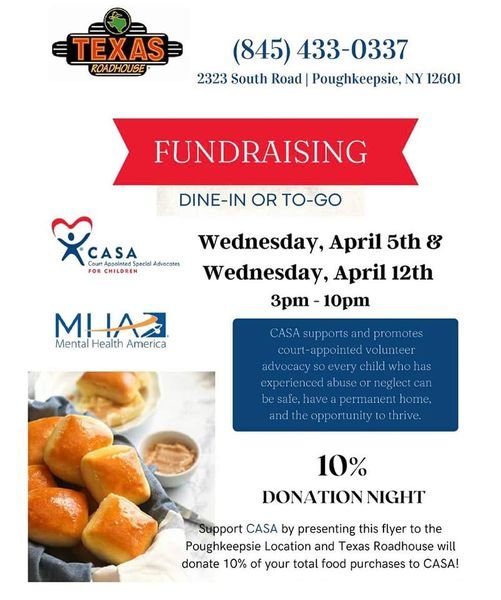 CASA of Dutchess County &amp; Texas Roadhouse