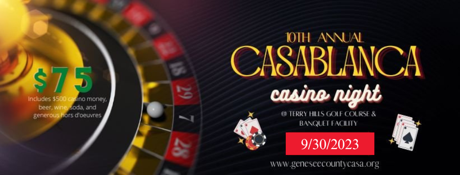 Genesee County CASA for Children CASAblanca Casino Night