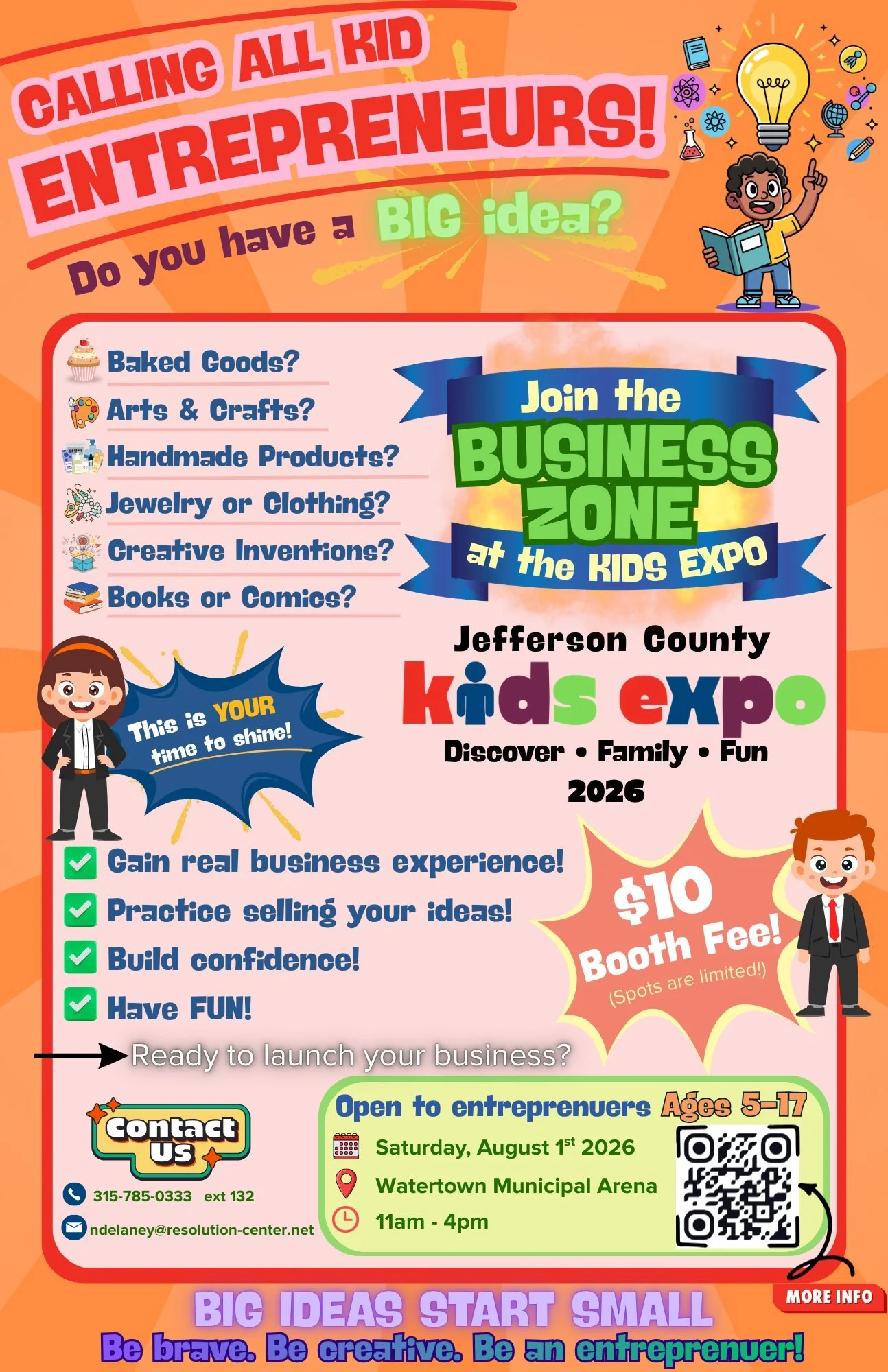 CASA of the Great Lakes-Seaway Region Kid Entreprenuers