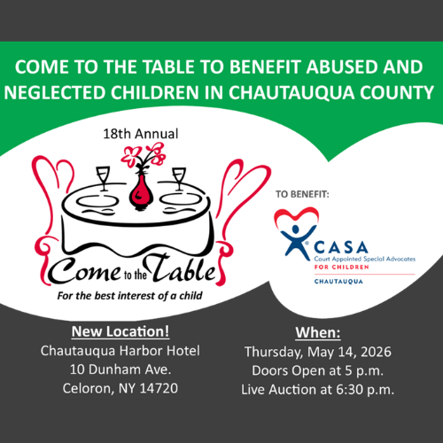 CASA of Chautauqua's Come to the Table