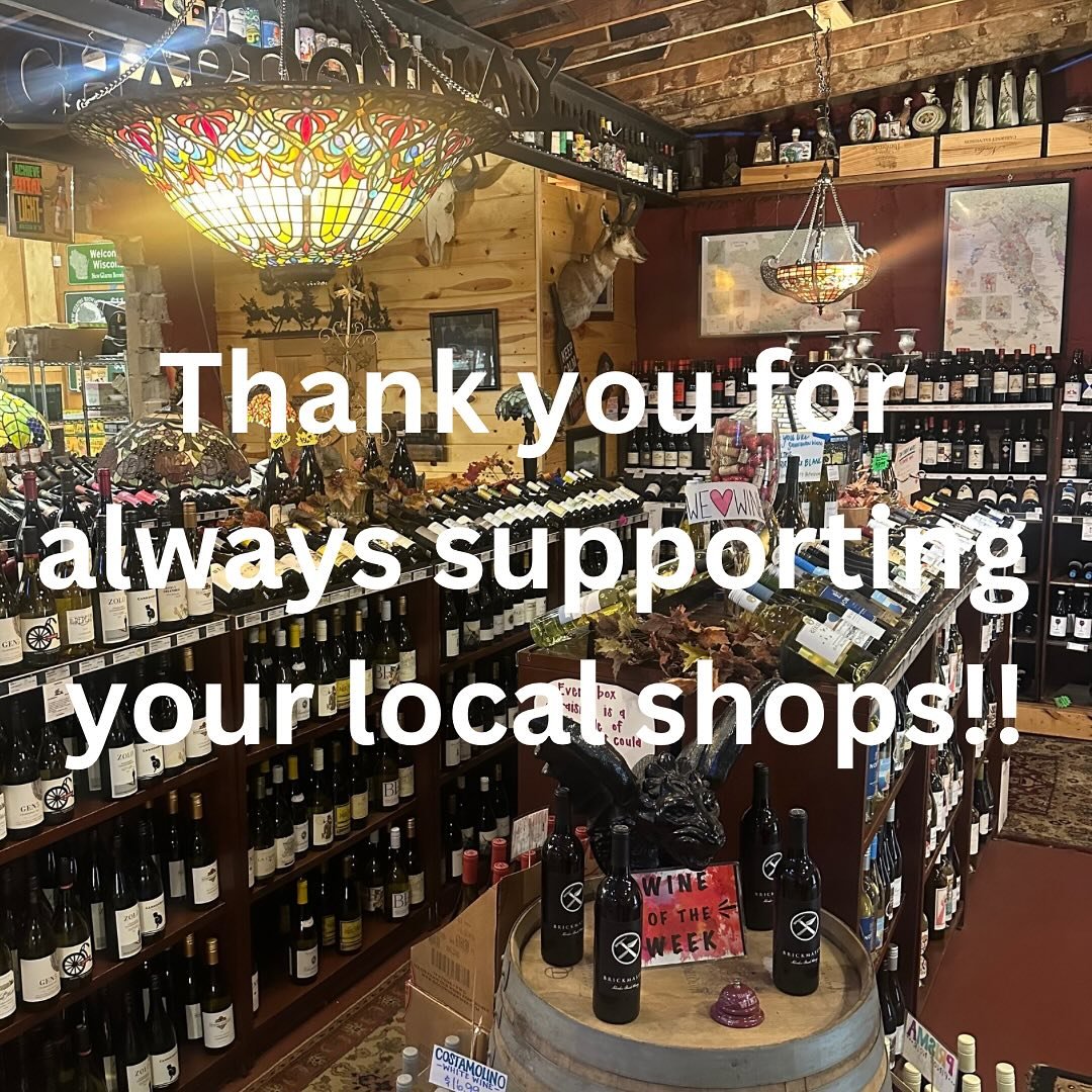 Being a small shop in this amazing town is a dream come true. Thank you for the continued support and we appreciate it every time you walk through our doors.