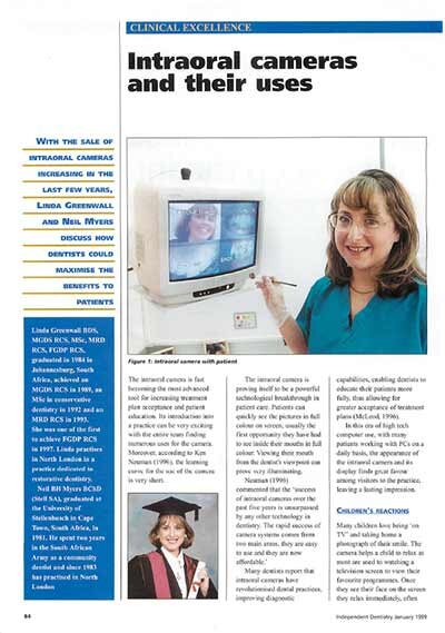 Intraoral Cameras and their Uses