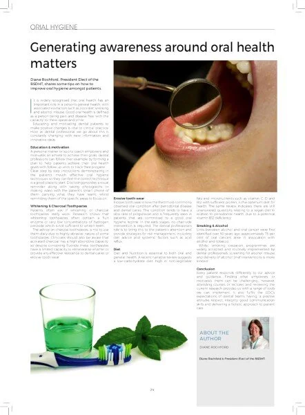 Generating awareness around oral health matters