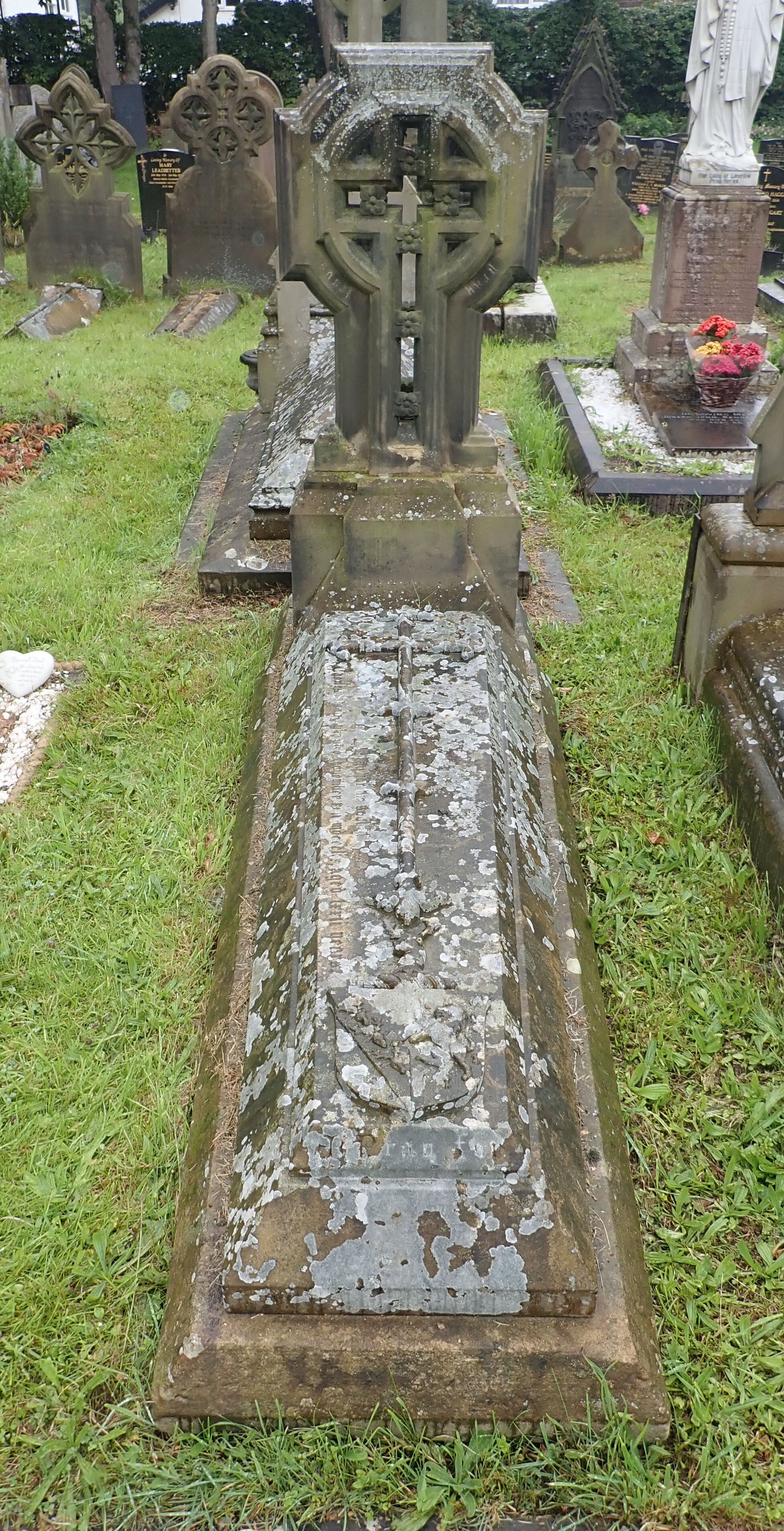 The grave of Charles Stanley (at St. Winefride’s Roman Catholic church)
