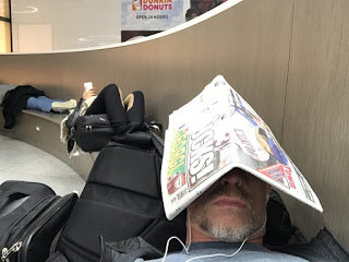 Trying For Shuteye @ Boston Logan Airport