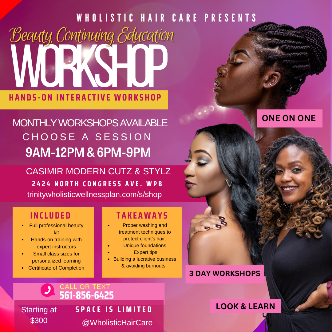LOC MAINTENANCE & STYLING WORKSHOP (3-DAYS)