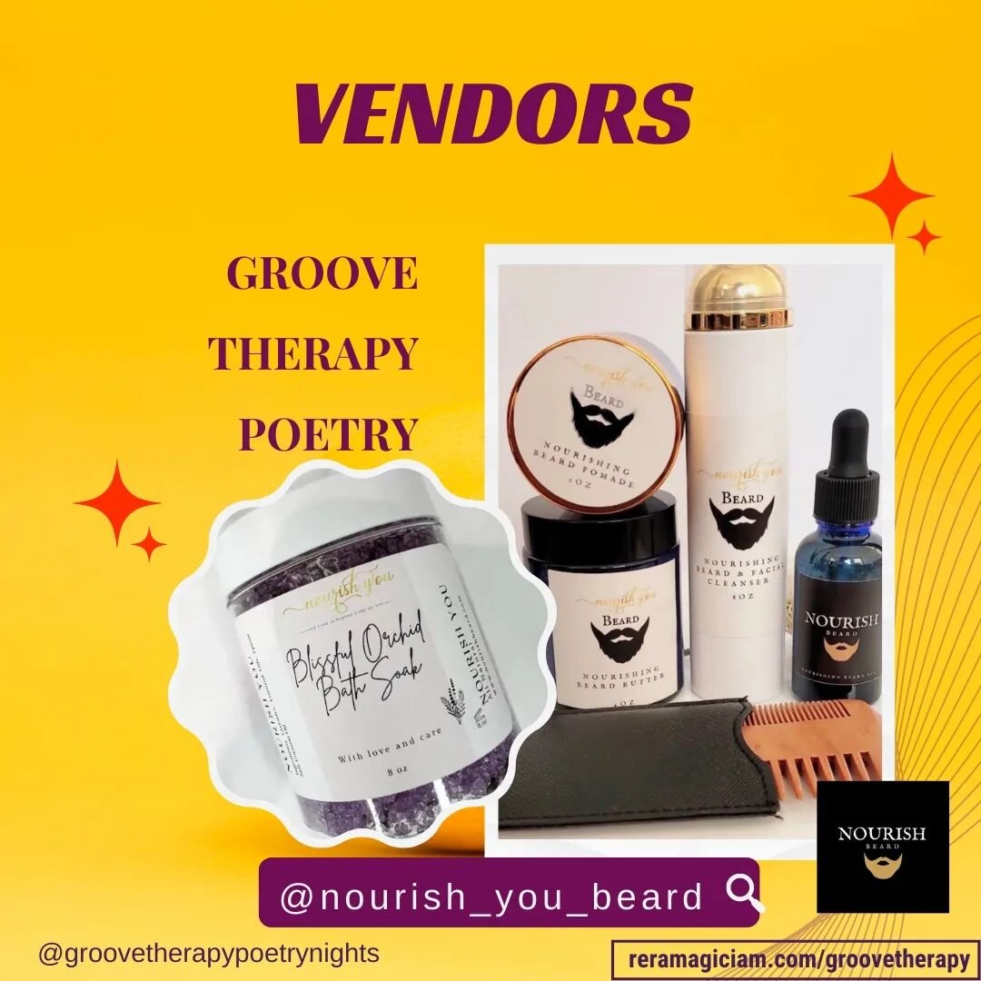 Shop Your Local Brands And Businesses Such As The Ones Featured Here.... 

Brands Includes:
@nourish_you_beard
@simplybeautysimplyhome 
@judahs_orgone_n_crystals

Buy . Save . Share . Tag . Gift @groovetherapypoetrynights 

Text GROOVE to 561.270.445