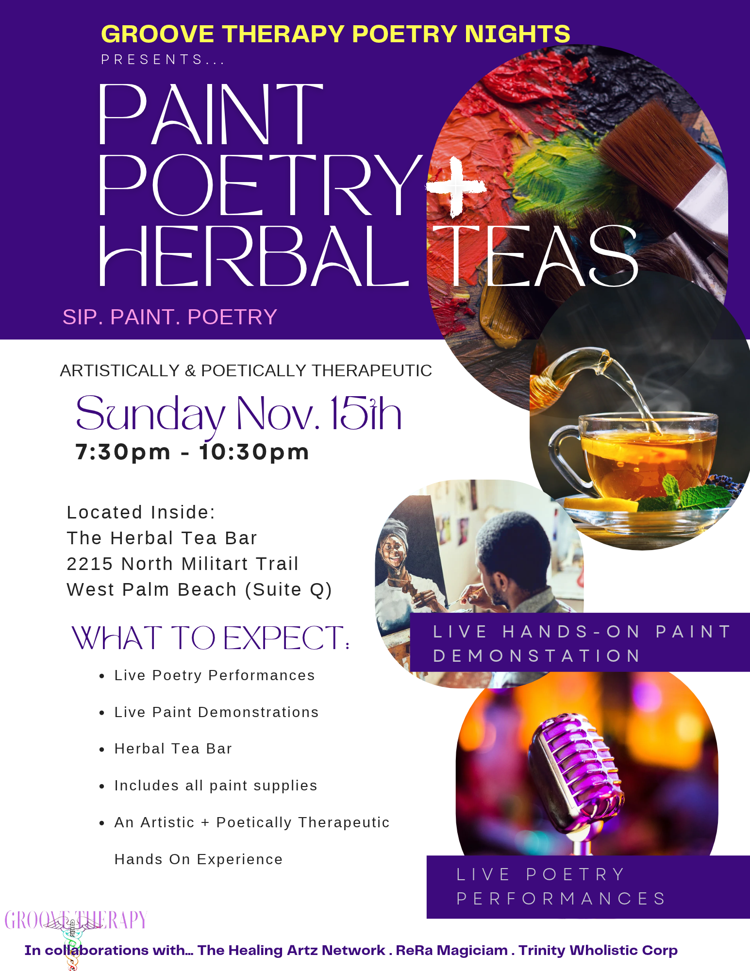 Paint. Poetry. Plus Herbal Teas General Admission