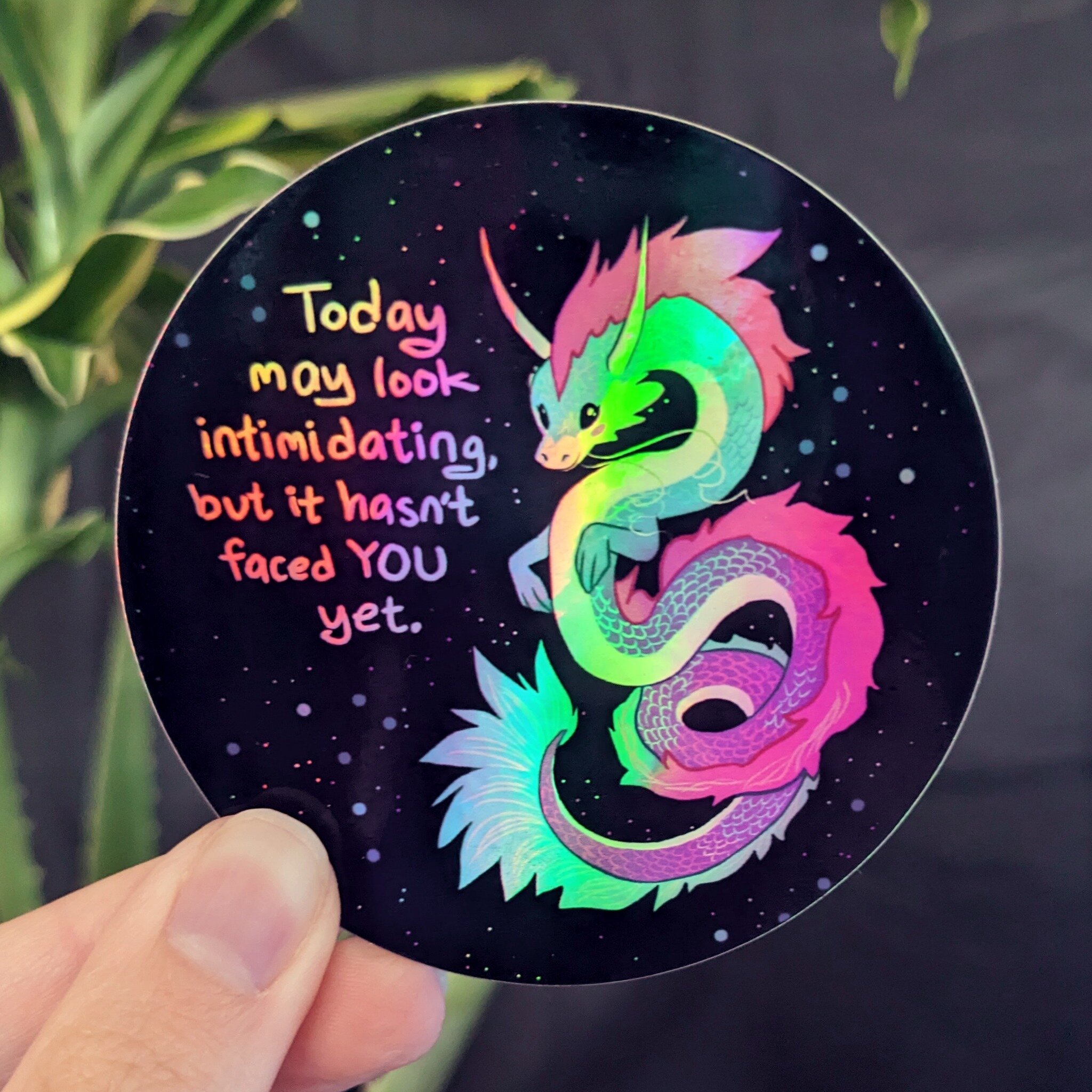 Ooh, rainbow! 🌈
This month I'm sending out free holographic stickers to my mail tier patrons! I hope everyone enjoys this extra rainbowy encouragement.
If you'd like to receive some cute mail from me this month, there's a link to my Patreon in my pr