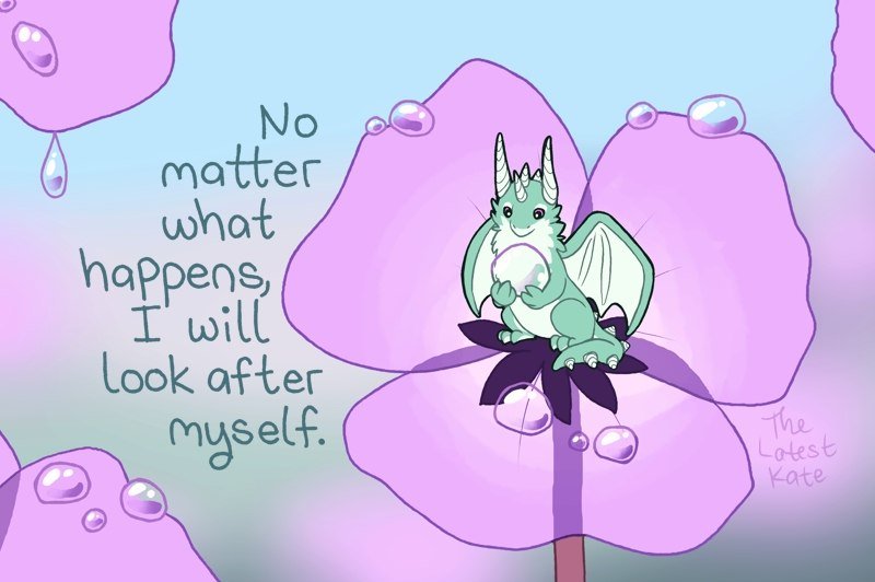 &hearts;
#mentalhealth #selfcare #affirmation #anxiety #depression #tinydragon