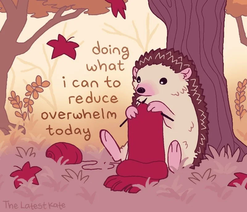 &hearts;
#mentalhealth #affirmation #selfcare #knitting #overwhelmed