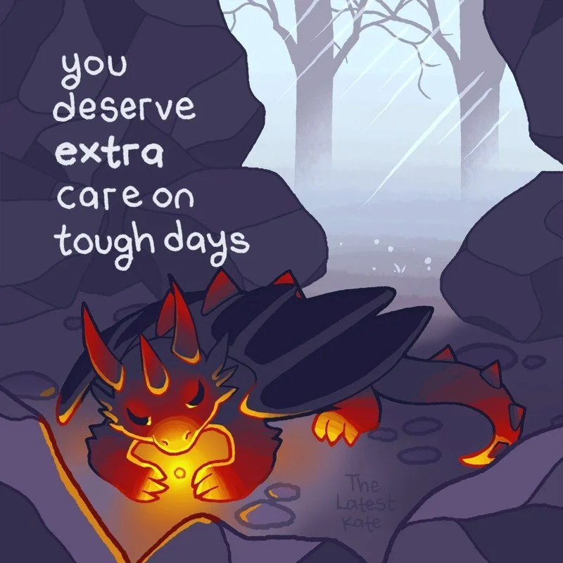 &hearts;
#mentalhealth #affirmation #reminder #selfcare #dragondrawing