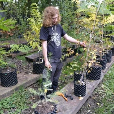 Portrait of Marcelo White at the Hackney Tree Nursery
