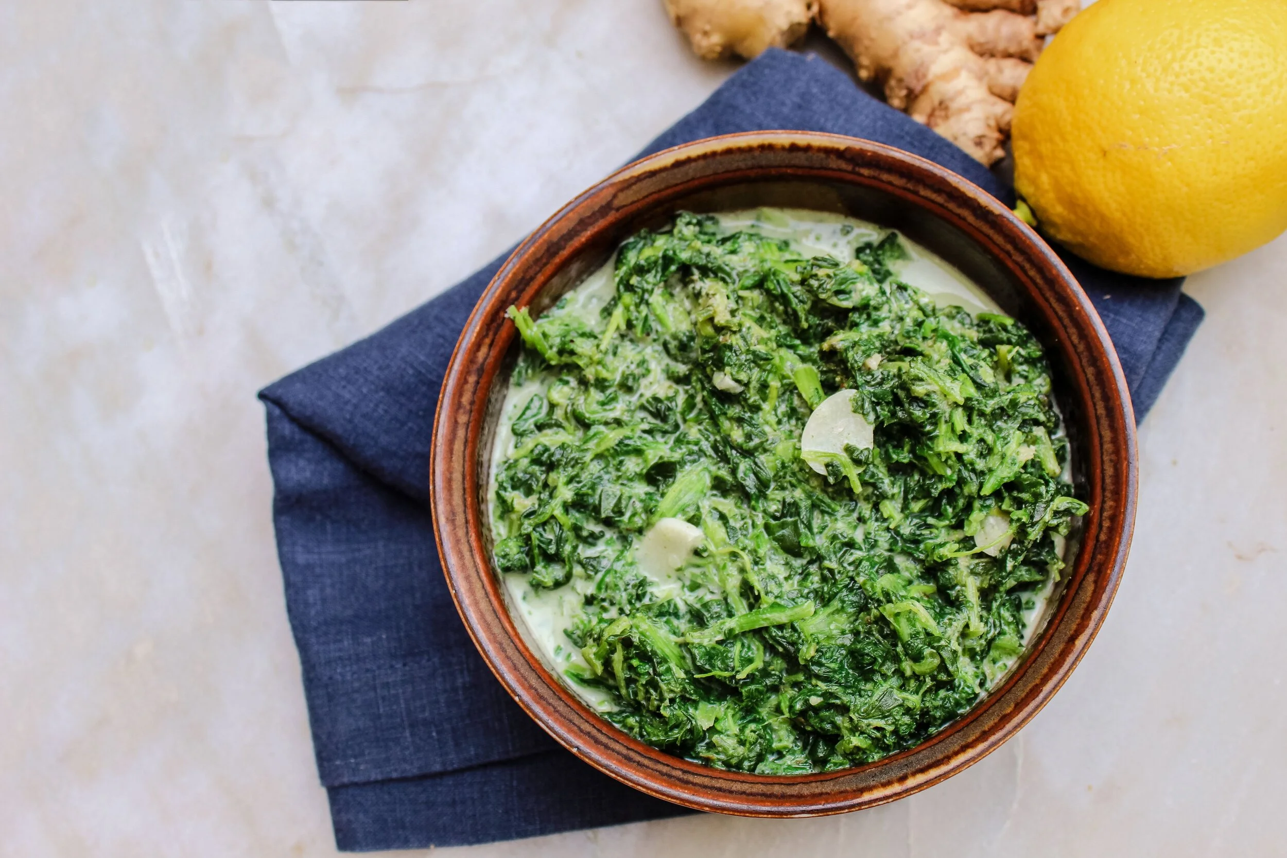 Creamy Coconut Greens