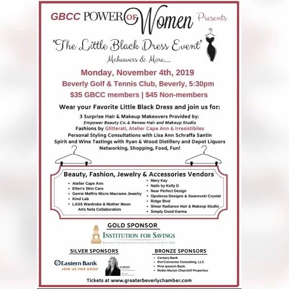 Win a chance for a makeover!! Attendees can come as they are, no little black dress needed! ✨