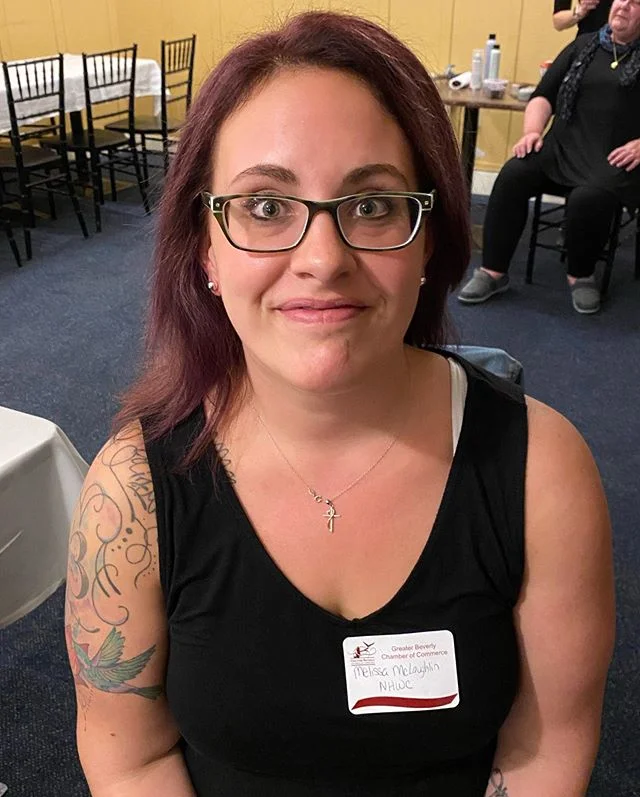 Melissa was one of the makeover winners at the Greater Beverly Chamber of Commerce LBD event at the Beverly Golf &amp; Tennis Club. 
@greaterbeverlychamber @new_horizon_wellness_ctr @empowerbeautyco #northshorestylist #makeup