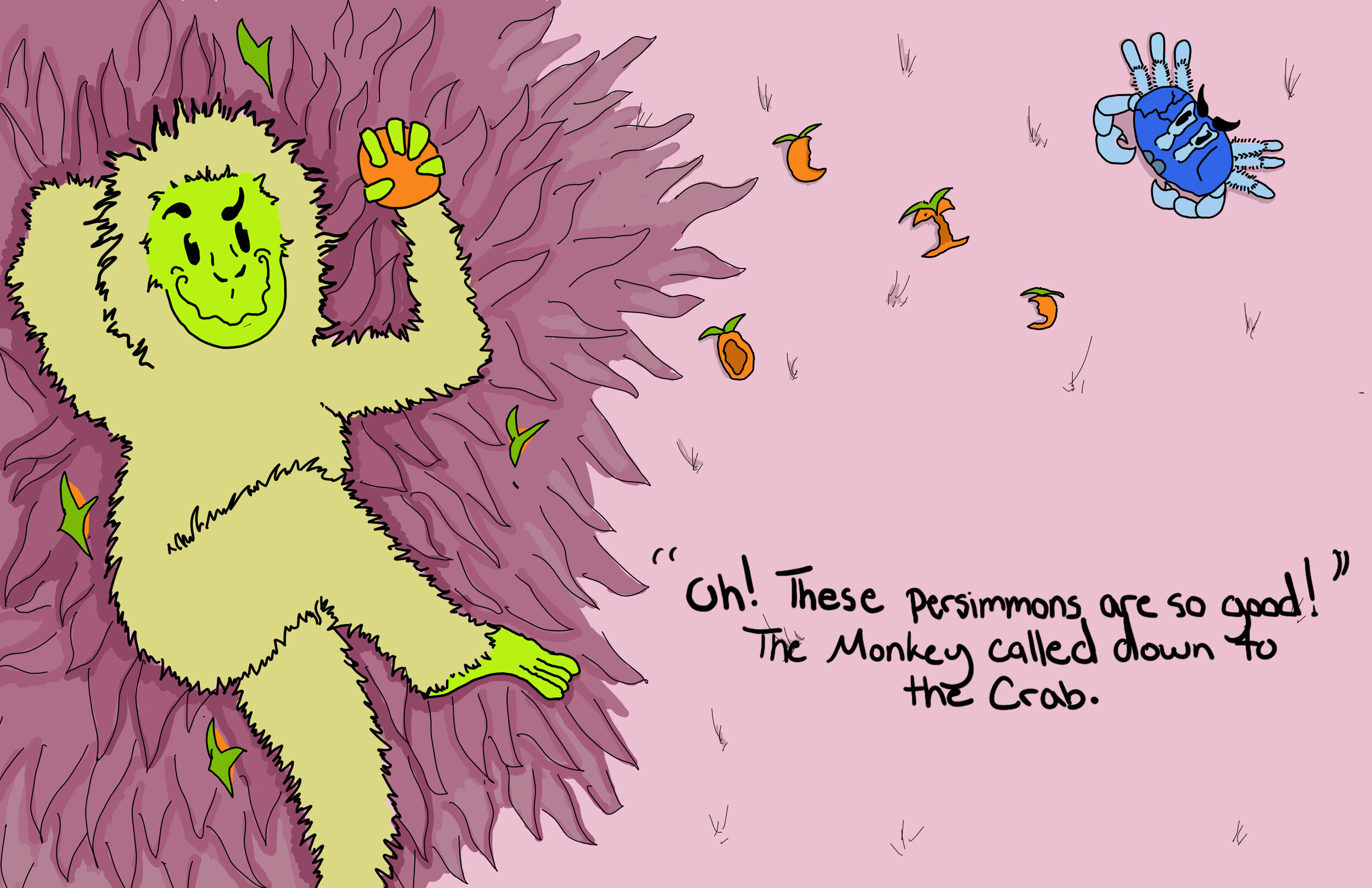 The Battle of the Monkey and the Crab