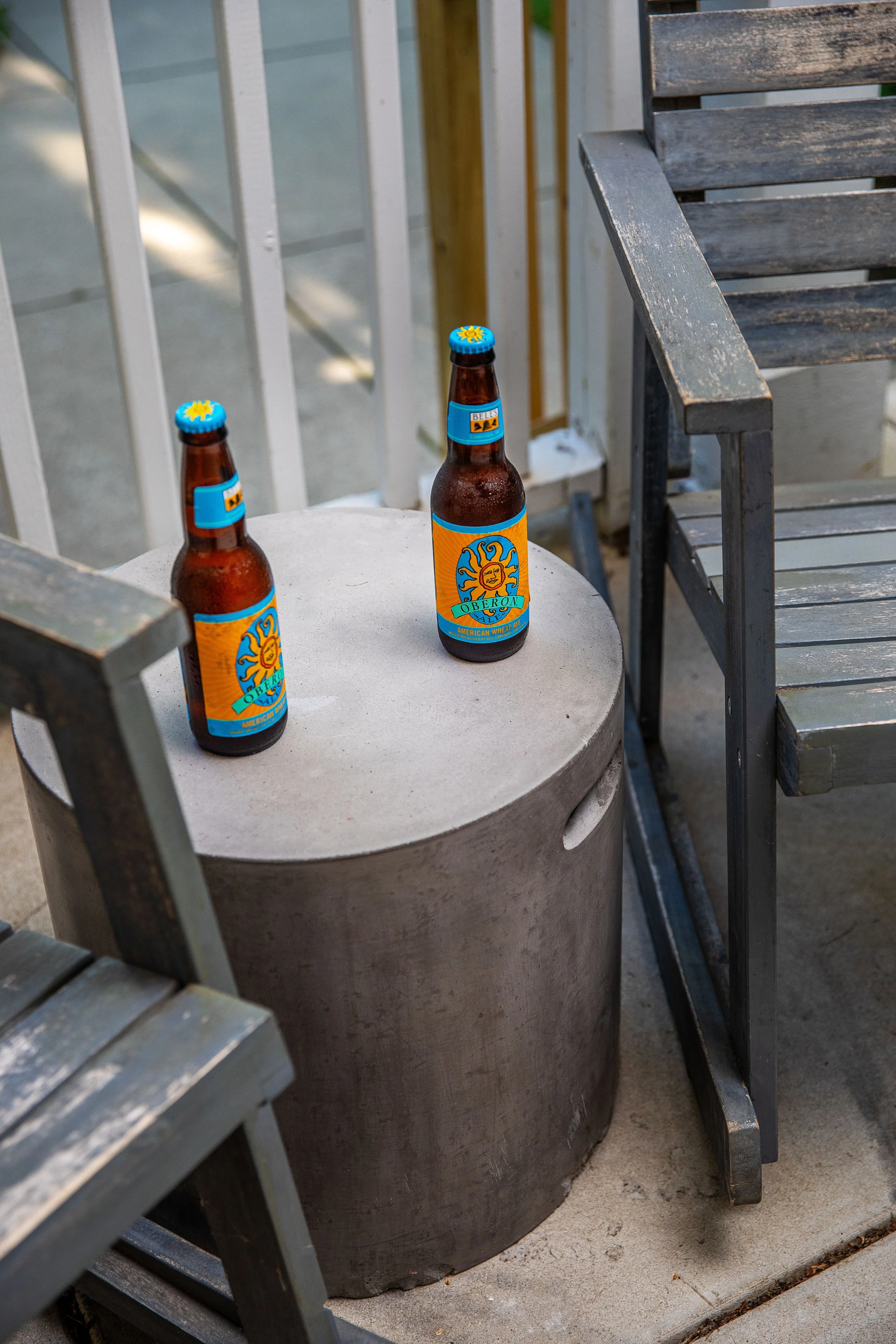 Enjoy some local brews while you relax.  Our favorite is Oberon