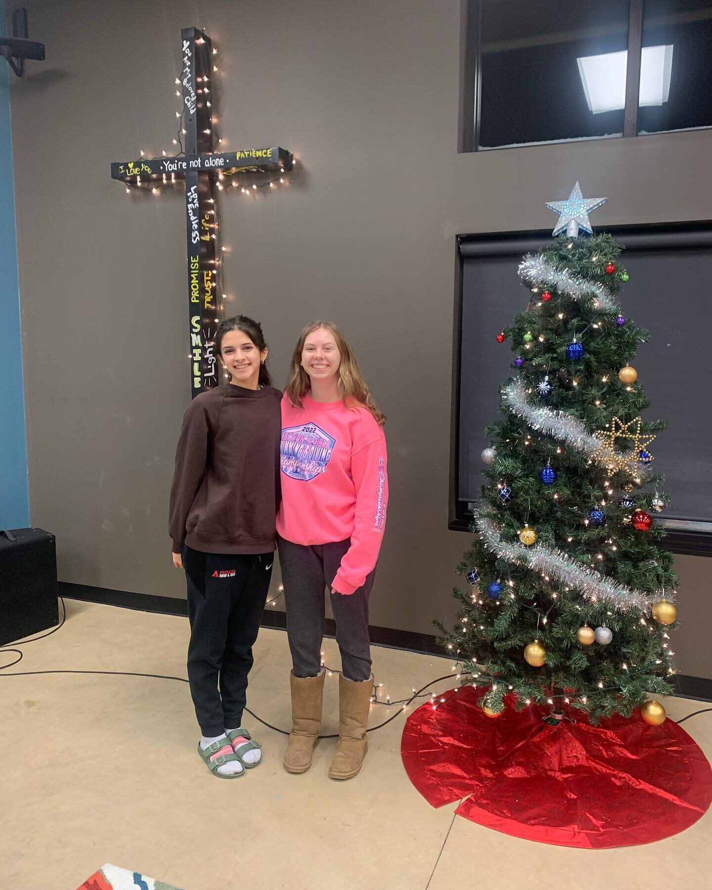 The youth room is fully decorated for Christmas! Remember, there is no youth group next week (come anyway to attend Yulefest!) and the youth group Christmas party is on 12/14 at 7 PM!