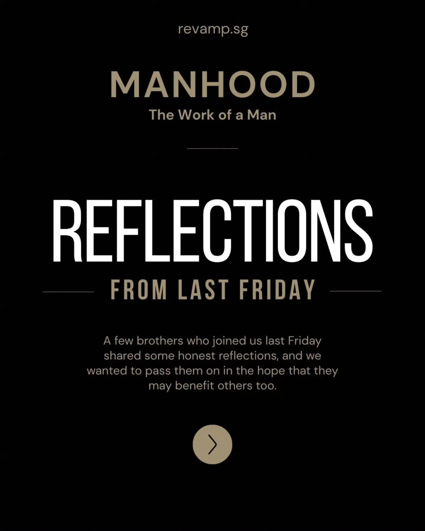 These were not just feedback. These were mirrors.

Last Friday was honest, heavy, and needed. The kind of reflections many men carry quietly, but rarely say out loud.

Manhood is not a one time conversation. It is work. It is weight. It is responsibi