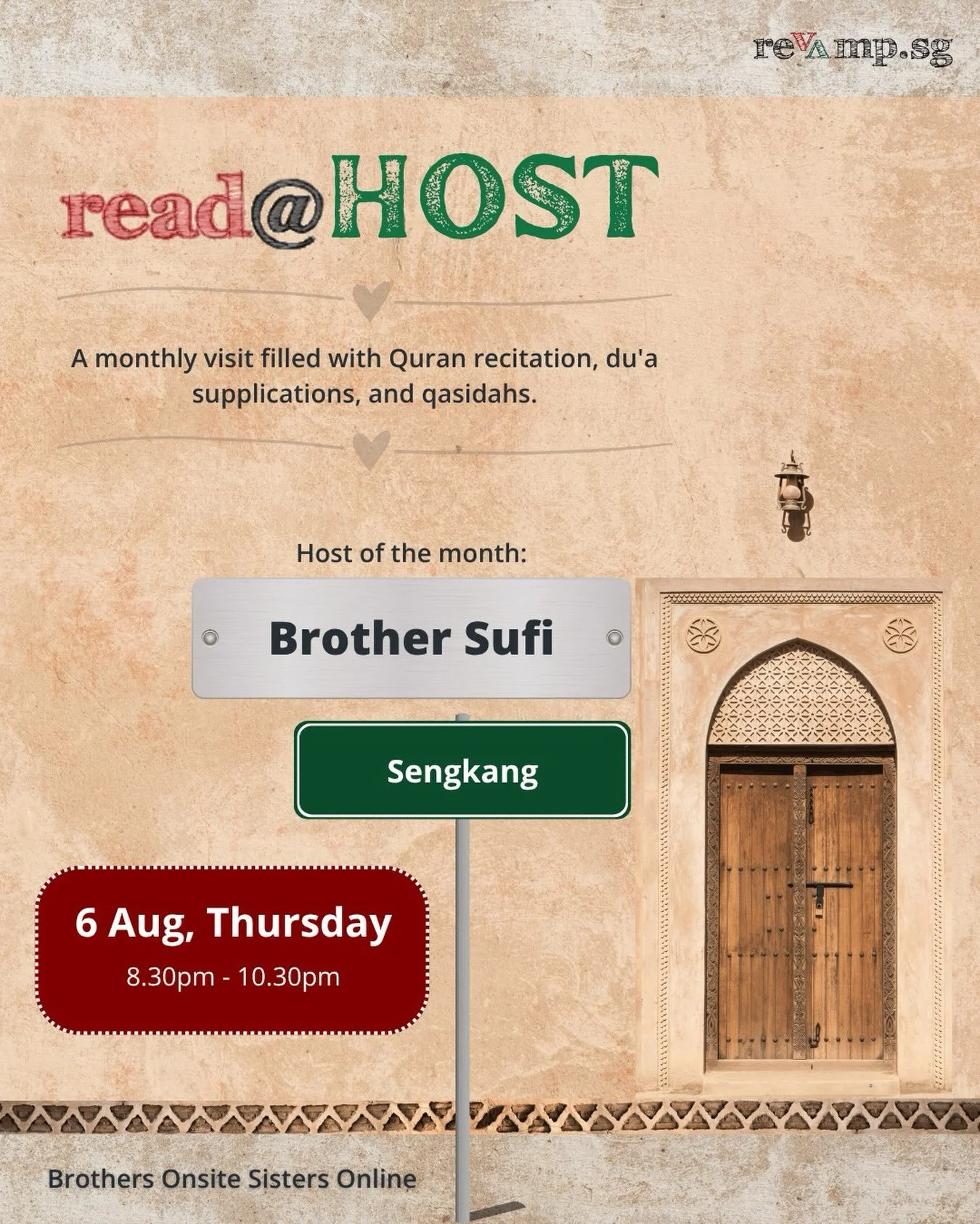 This week&rsquo;s REad session will be hosted by Brother Sufi.

Take a pause from the busyness of the week and join us as we reconnect with the Qur&rsquo;an, sit in remembrance of Allah, and strengthen the bonds of brotherhood and sisterhood.

Brothe