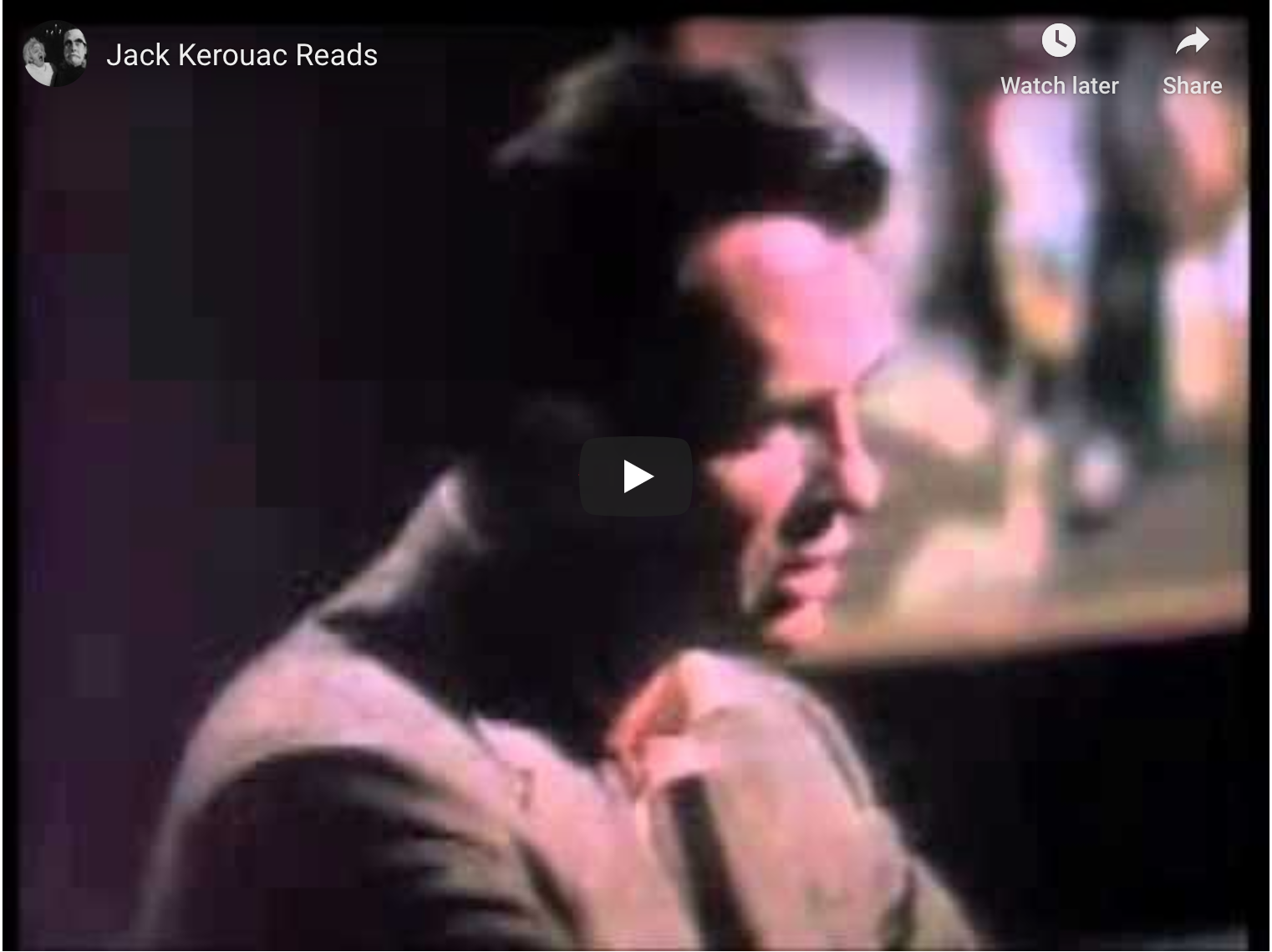 Jack Kerouac Reads on the Steve Alen Show 1959