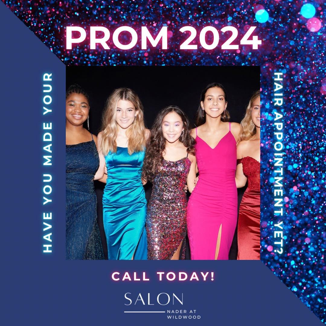 It&rsquo;s Prom Season! Have you scheduled your appointments?! Call today!!

#prom #prom #hair #promhair #promhairstyle #promhairandmakeup #salonnaderbethesda #salonnaderdc #salonnader #salonnaderpotomac #salonnaderwildwood #salonnaderdc #hair #bethe