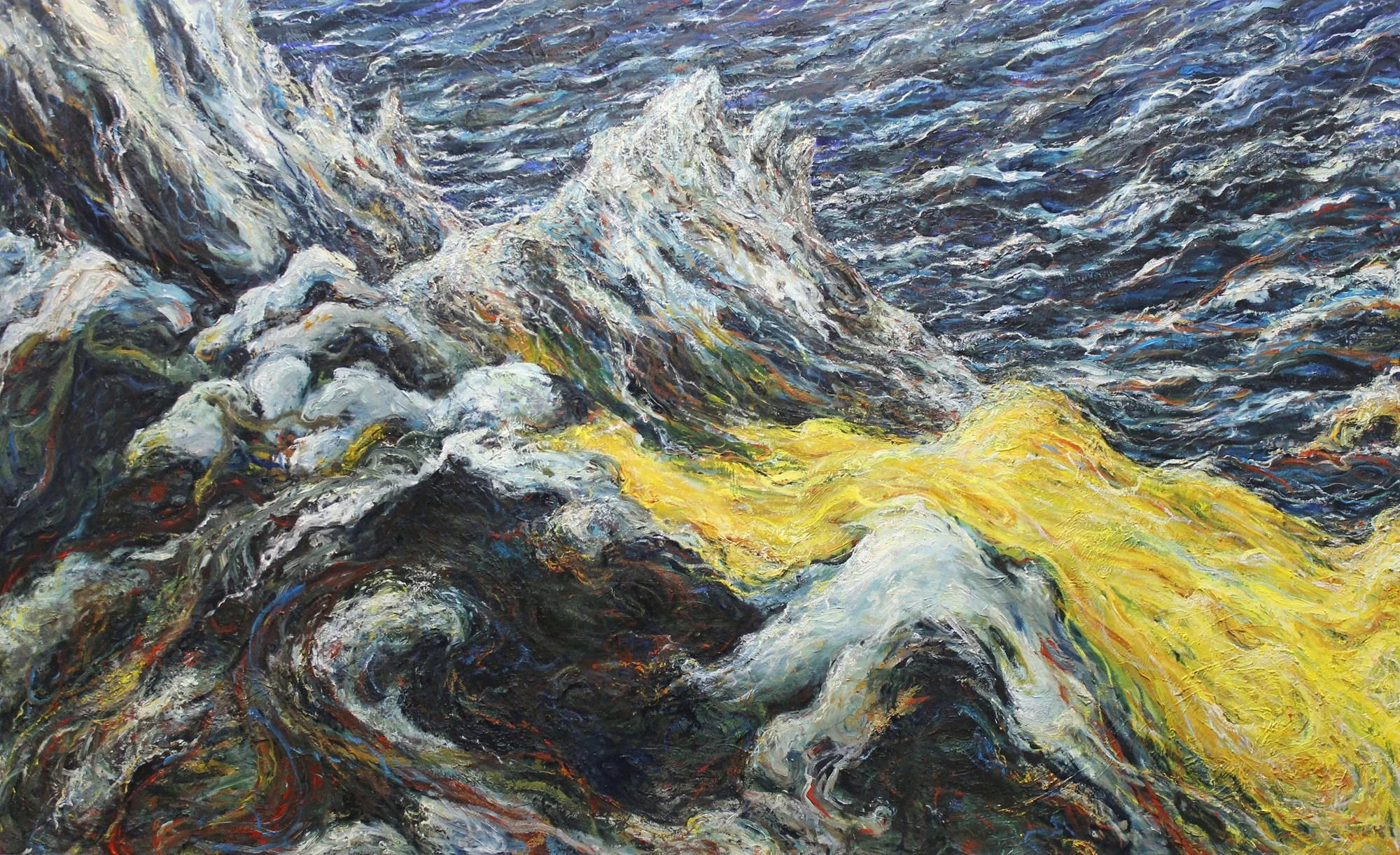 Insomnia, oil on canvas, 2017, Joyce Polance
