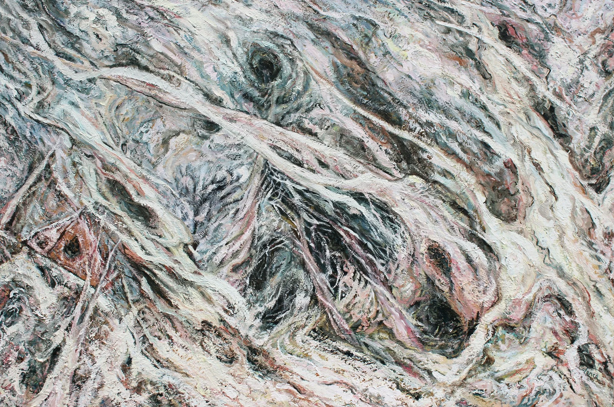 Impasse, oil on canvas, 2022, Joyce Polance