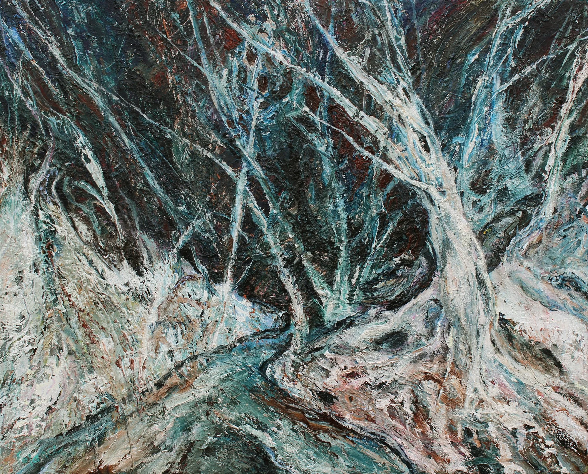 Ghost, oil on canvas, 2021, Joyce Polance