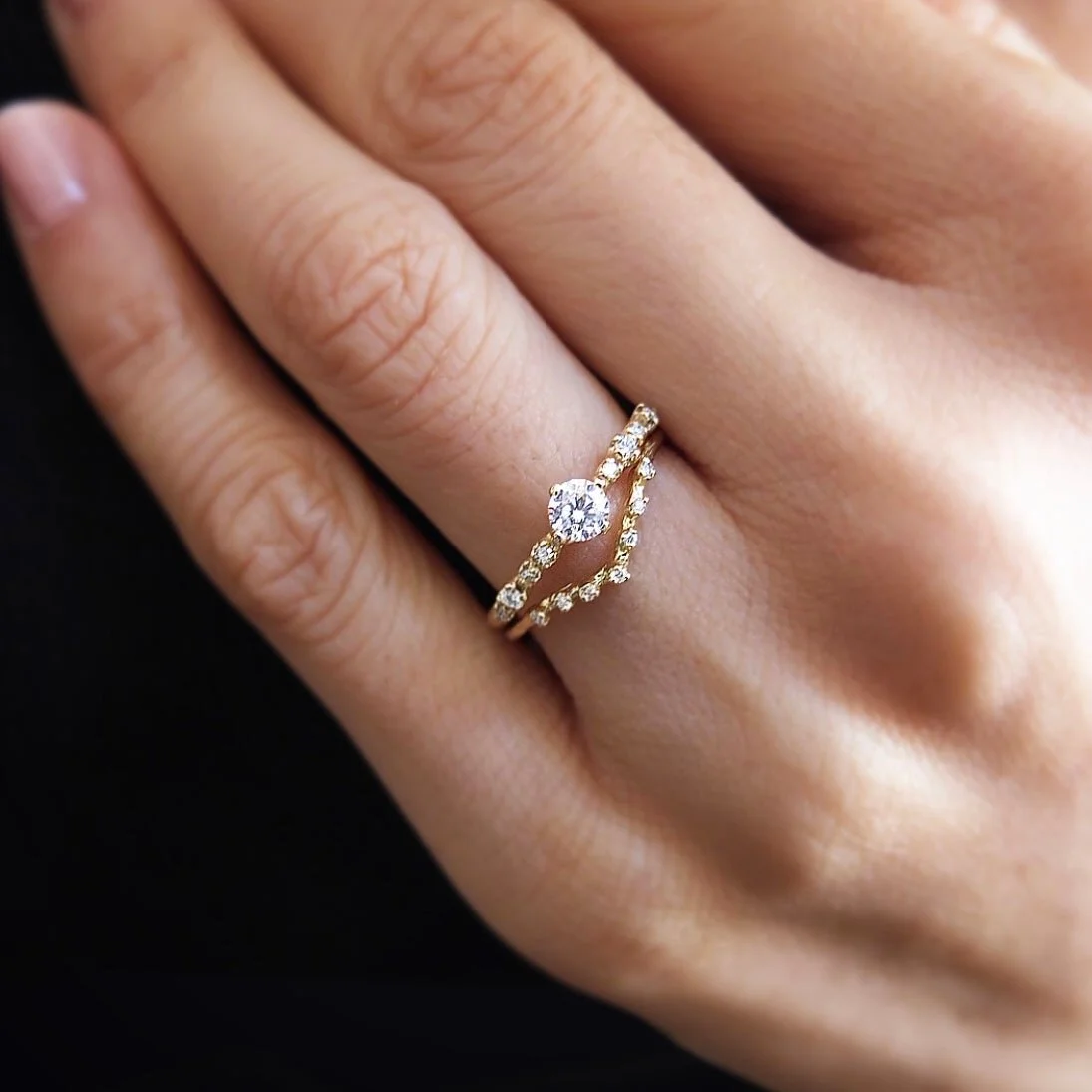 Starry Night Ring Set