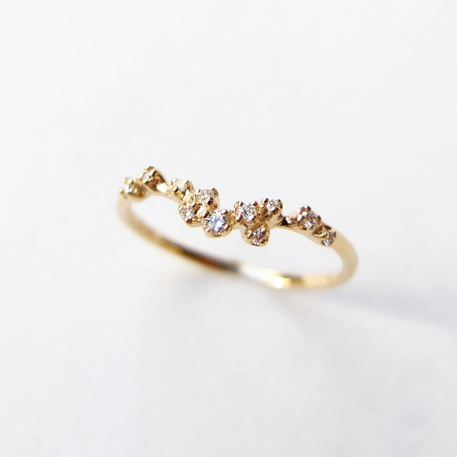 Custom Wedding Band (R173) with Blue Sapphire