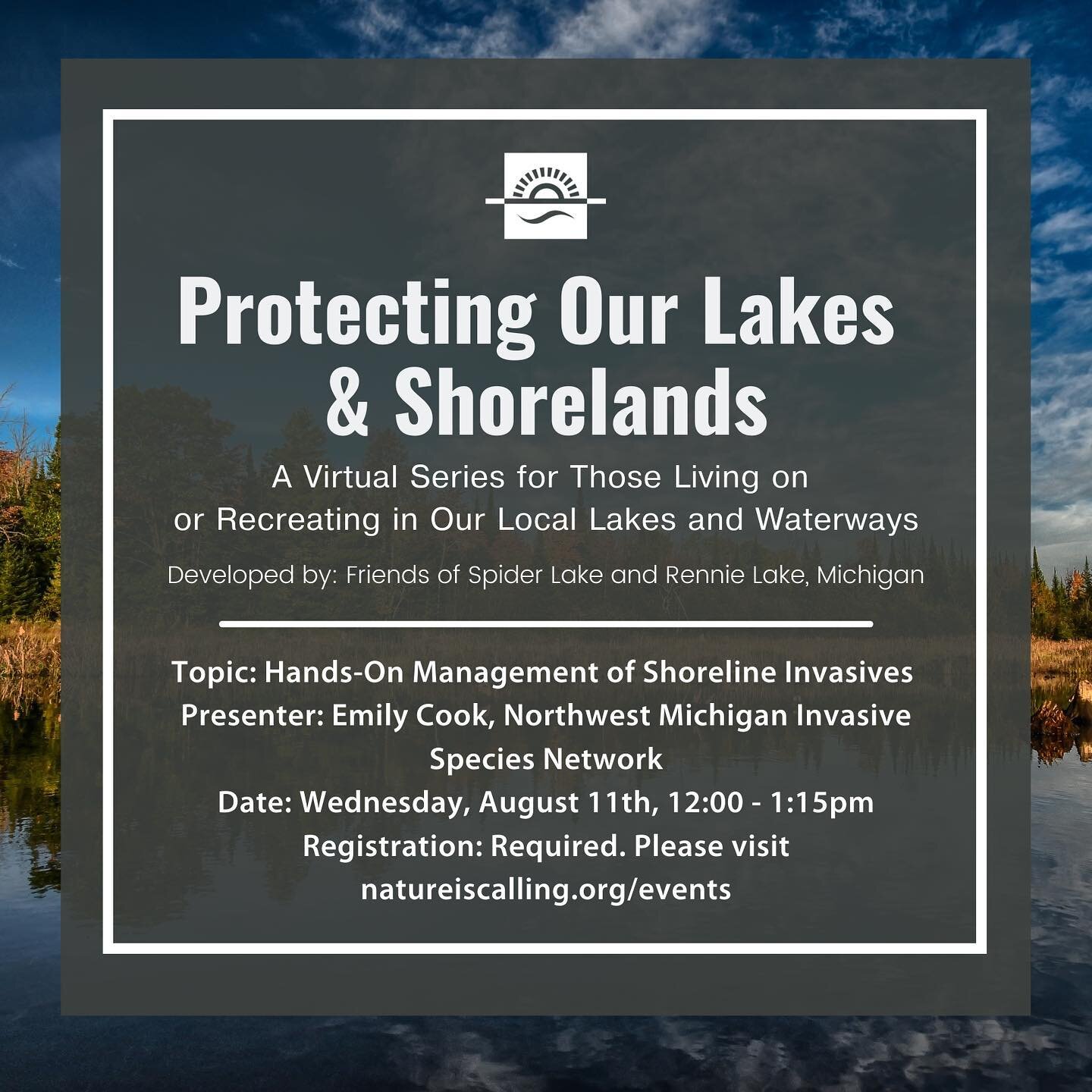 Don't miss the third event in this FREE virtual series: Hands-On Management of Shoreline Invasives!

Deep dive into shoreline invasive plant control (including native replacement suggestions) with Emily Cook from the Northwest Michigan Invasive Speci