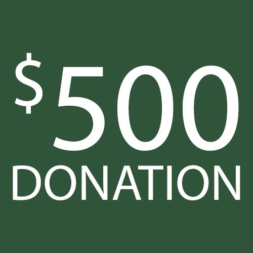 $500 Donation