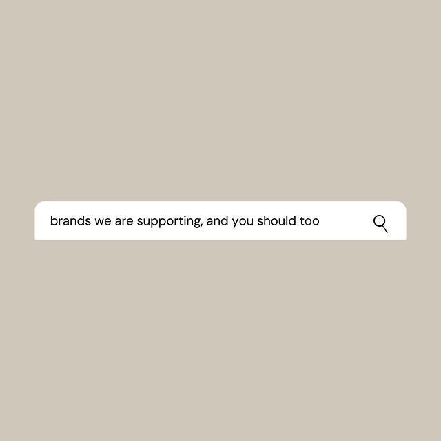 Black Owned Businesses to Support Today, Tomorrow, and Forever /// link in our bio