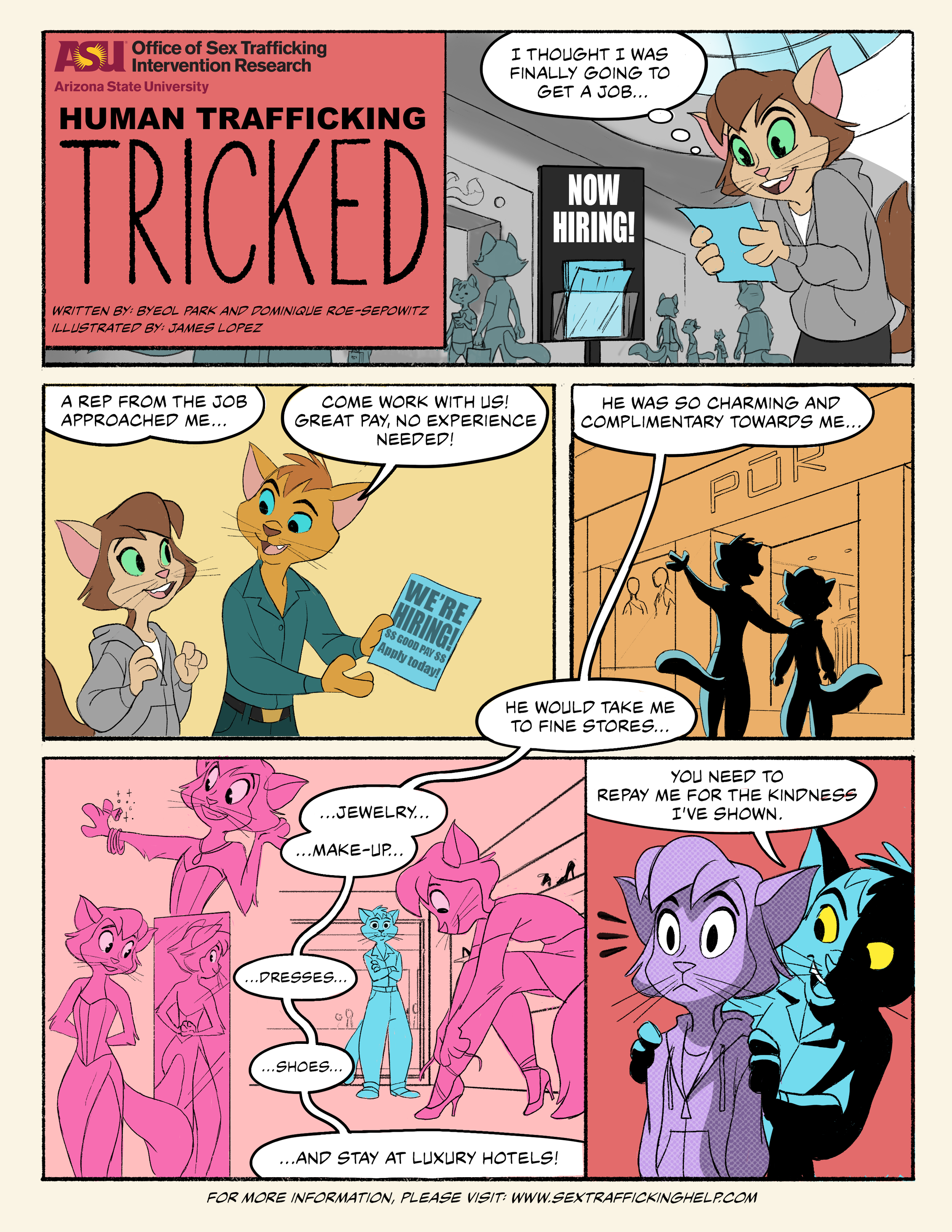 Tricked - Cat Comic Version pg 1