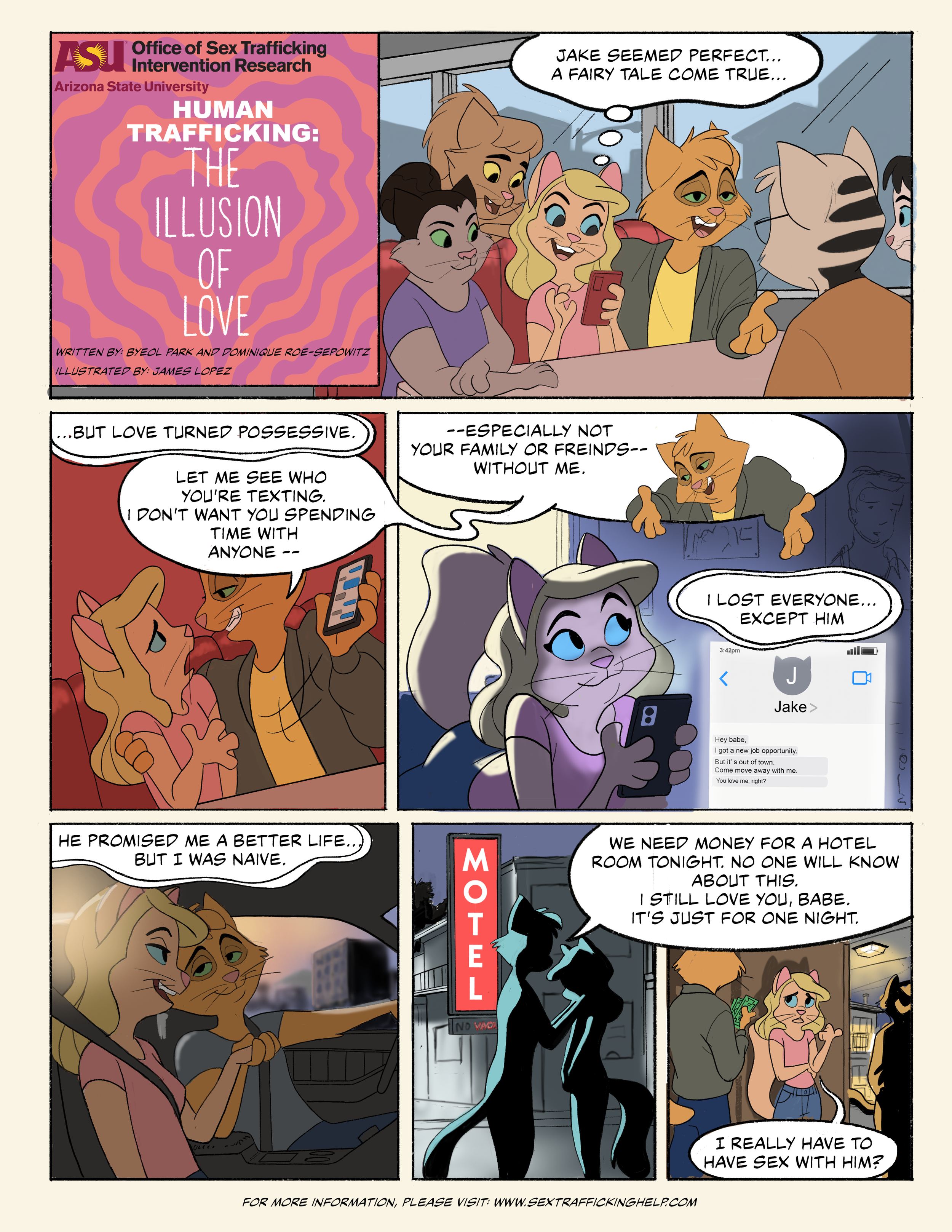 The Illusion of Love - Cat Comic Version pg1