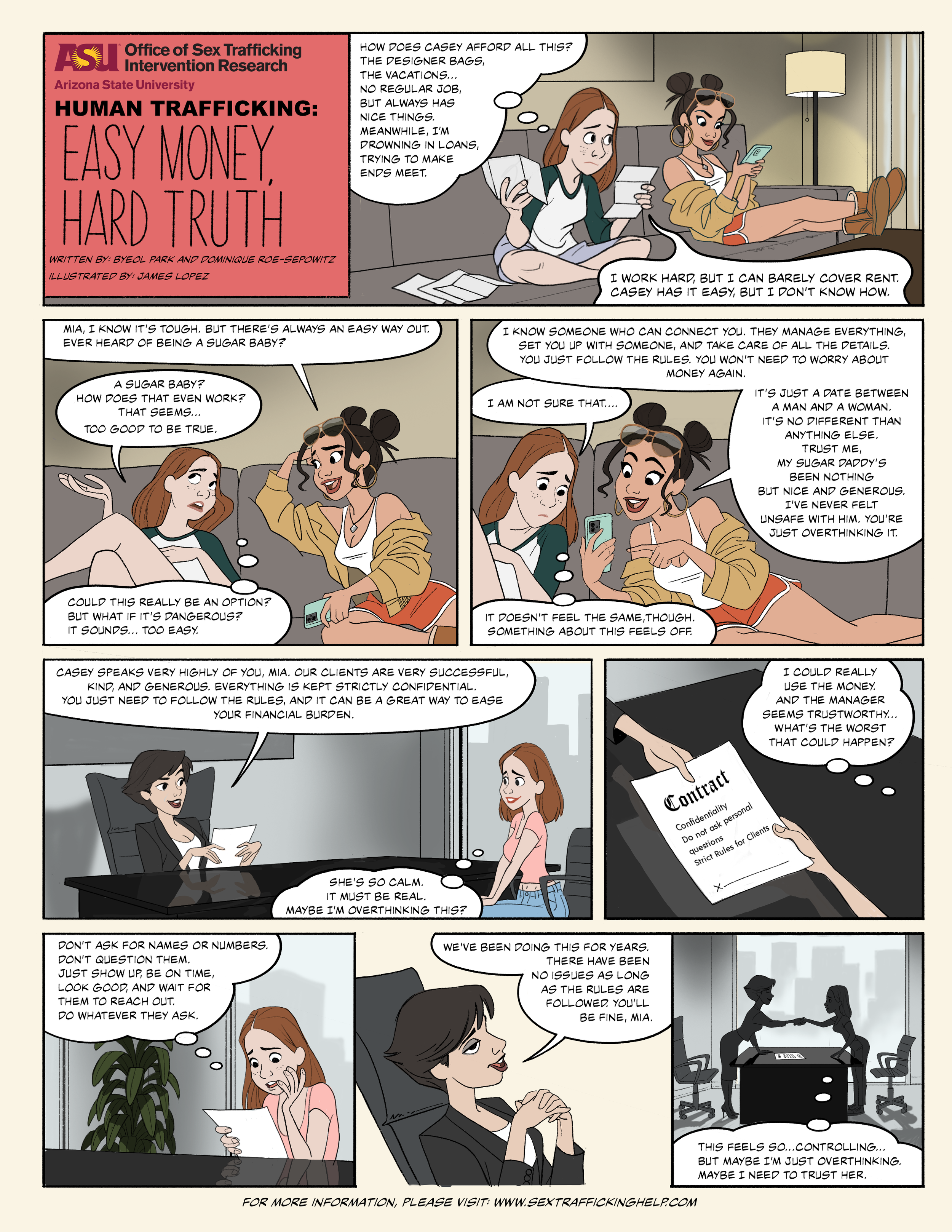 Easy Money, Hard Truth - Human Version pg 1
