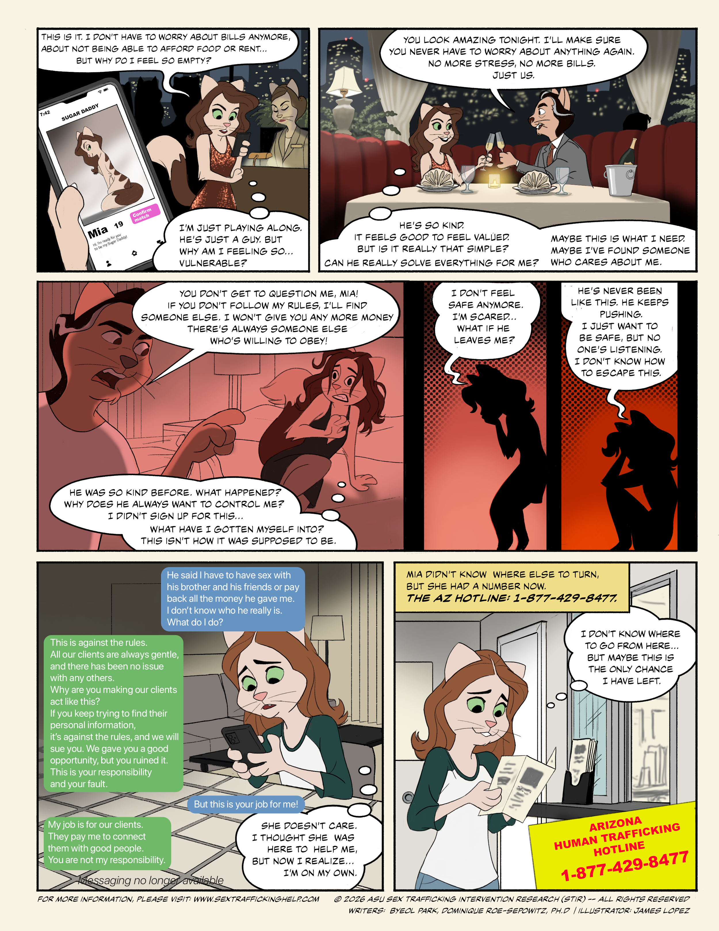 Easy Money, Hard Truth - Cat Comic Version pg 2